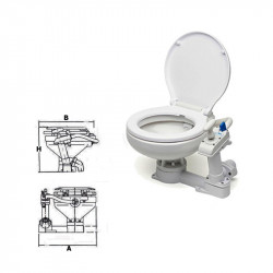 marine toilet (manual)