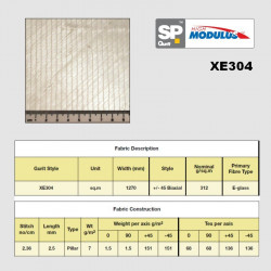 biaxial fabric ±45° - 300g/m²