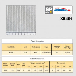 biaxial fabric ±45° - 400g/m²