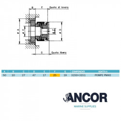 Ancor 747 Mechanical Seal...