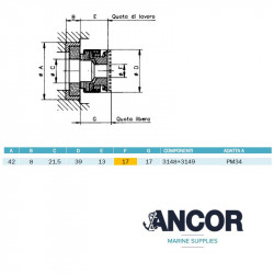 Ancor 2432 mechanical seal...