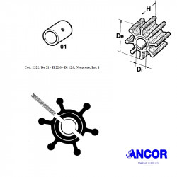 Ancor 2522 impeller