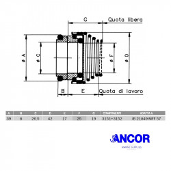 Ancor  2420 mechanical seal...