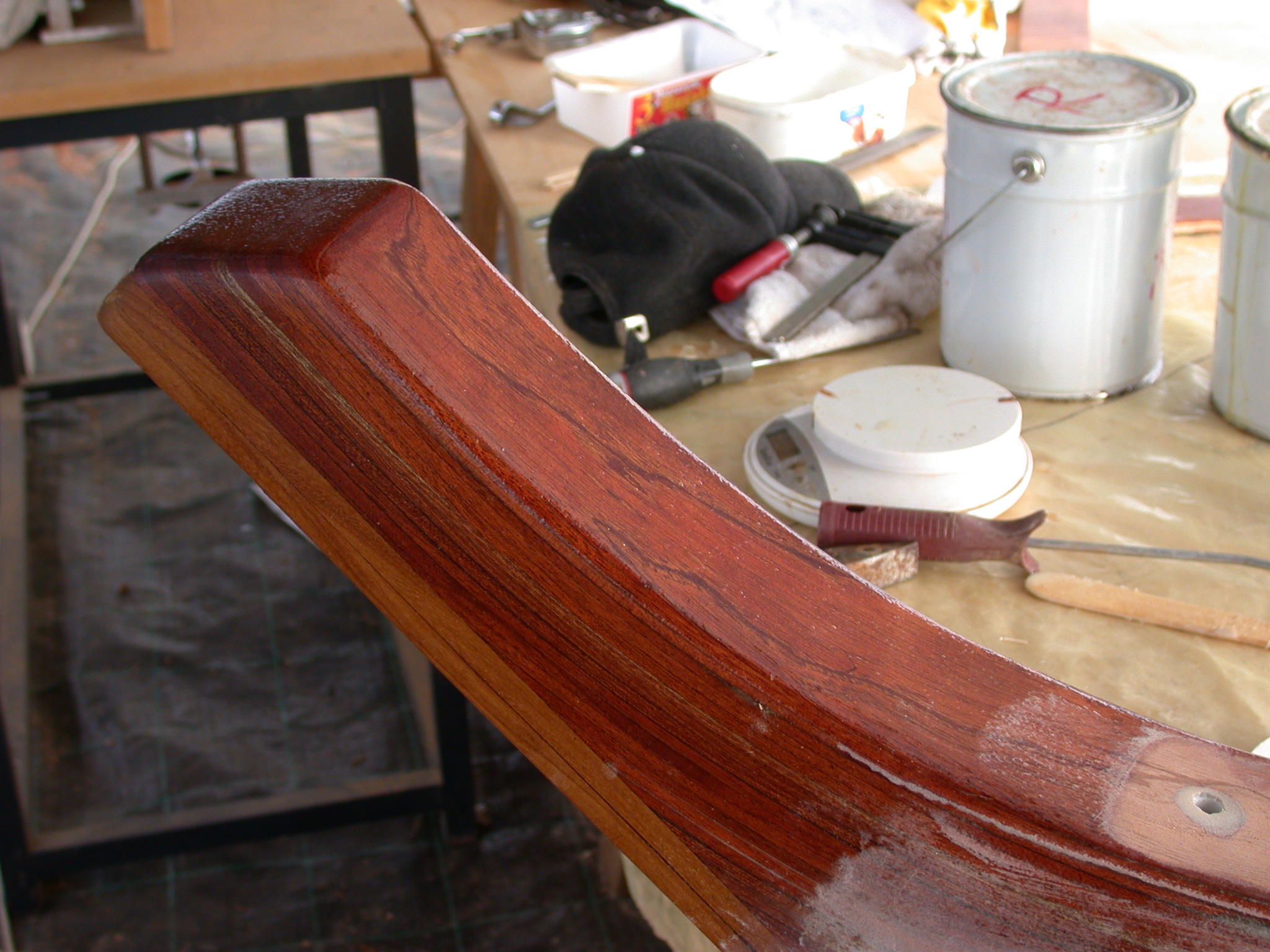 Caribbea 32 - giunzione dritto chiglia Caribbea 32 - giunzione dritto chiglia