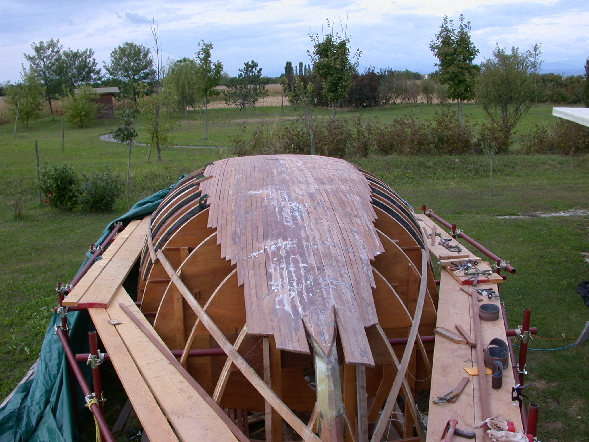 Caribbea 32 - inizio rivestimento