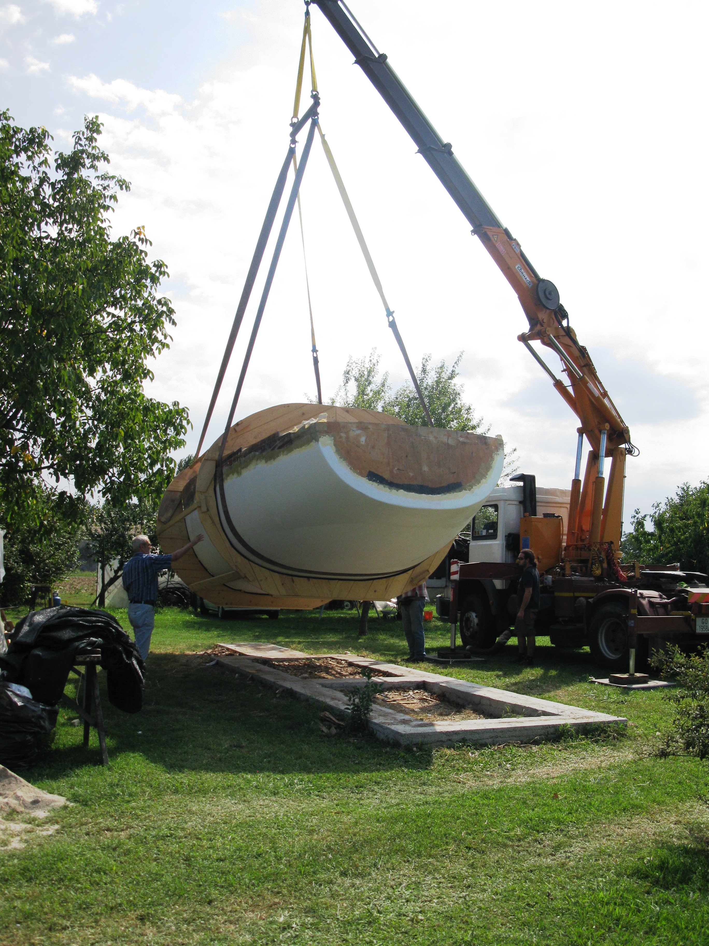 Caribbea 32 - rotazione scafo 2 Caribbea 32 - rotazione scafo 2