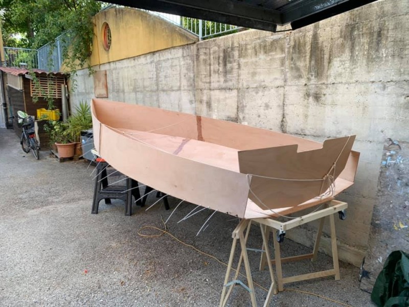 Argie 15 in costruzione  - 2  foto di Giuseppe Mencarelli