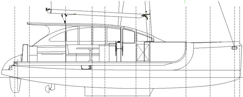 Dix 430 interni vista laterale