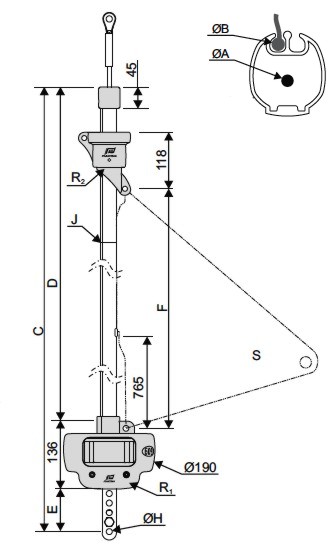Plastimo Jib Reefing 609T draw