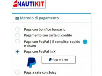 Paypal paga in 3 rate